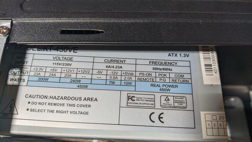 Блок живлення Comstars 450w