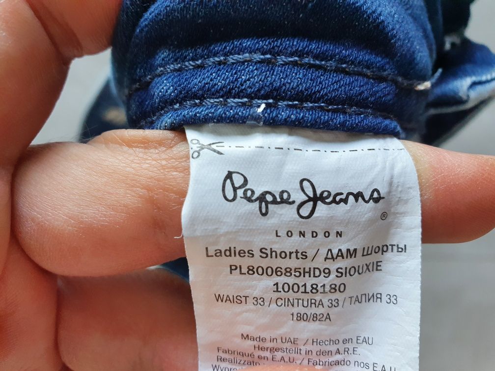 Jak nowe spodenki jeansowe PEPE JEANS