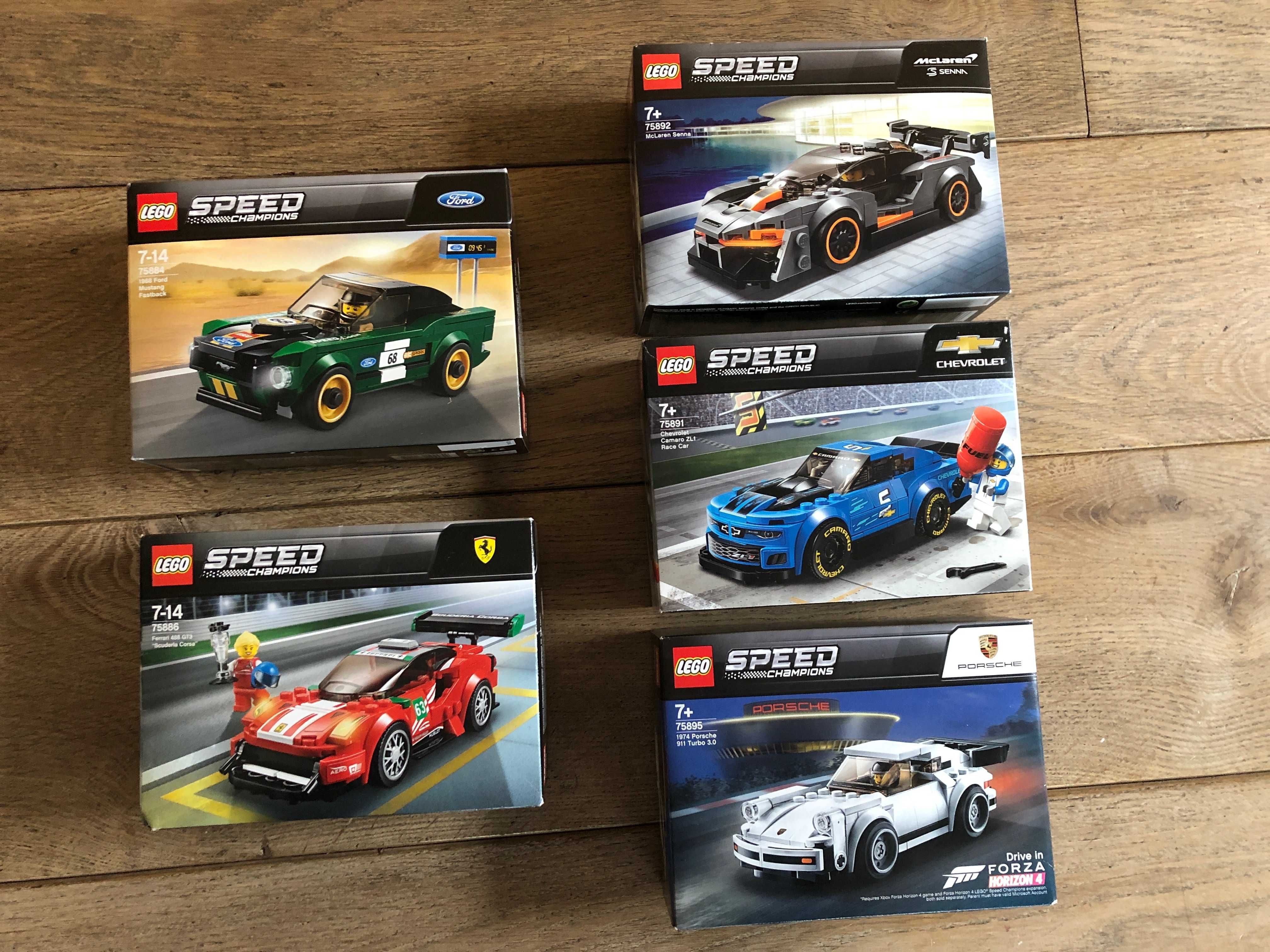 LEGO 75884_75886_75891_75892_75895 Speed Champions ZESTAW 5 szt.