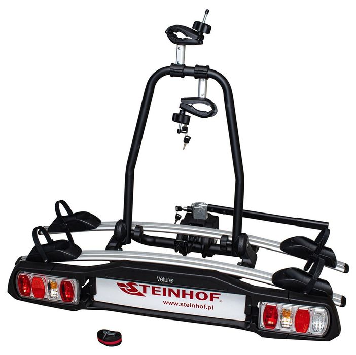 Platforma bagażnik na hak 2 rowery Steinhof VETURO 2 II ODCHYLANA