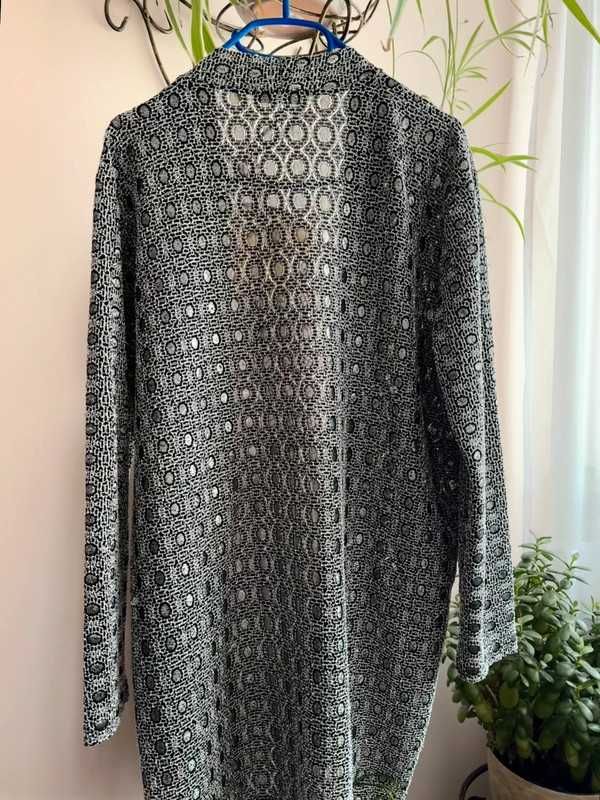 Sweter kardigan Rozmiar XL szary