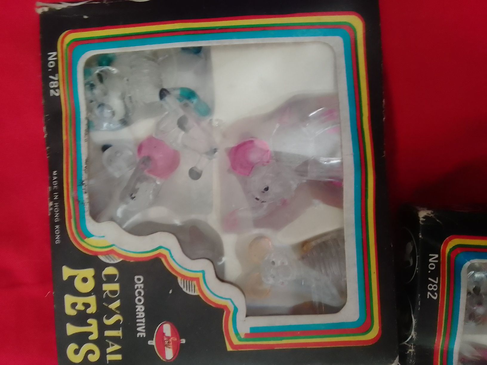 Caixinhas com miniaturas de animais para decoração novas cada 2,50€