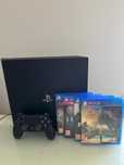 PlayStation 4 Pro 1 TB c/ 1 comando + 4 jogos
