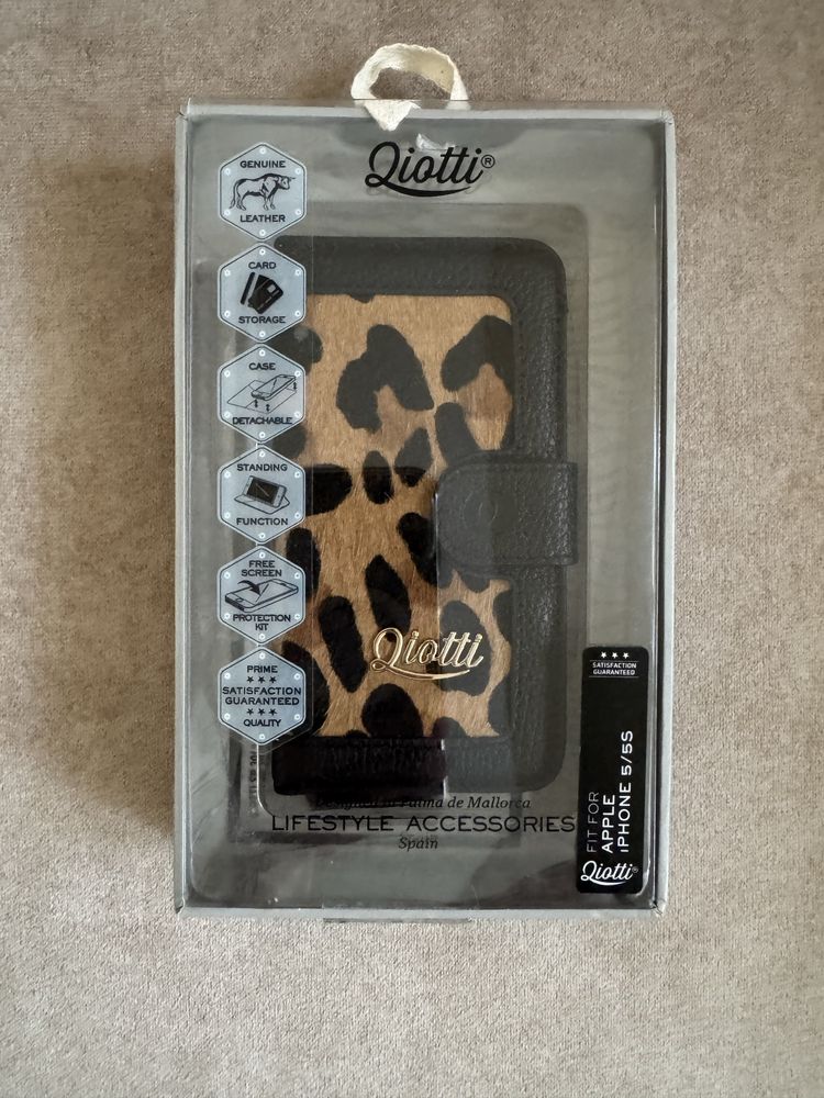 Etui skórzane do Iphona 5 / 5s panterka