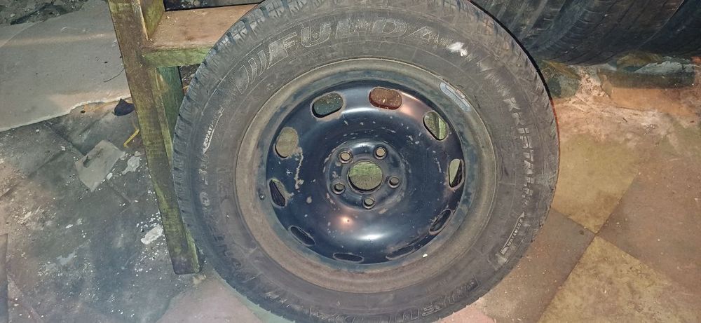Продам Диски сталь R15 5×100, шинами Fulda Kristal MonteroR 15 65 195