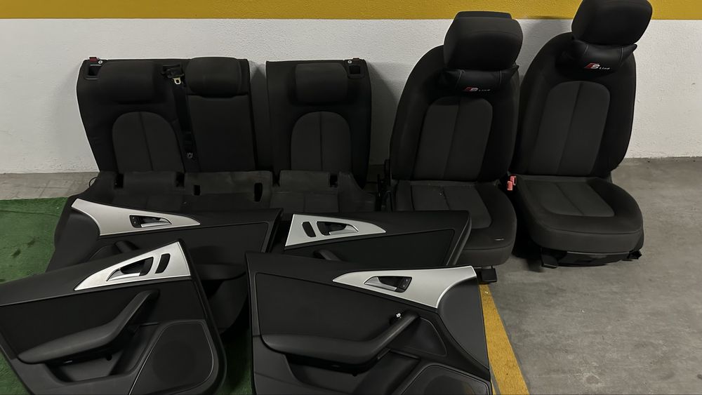 Conjunto bancos +  Forra das portas Audi A6 C7 4G