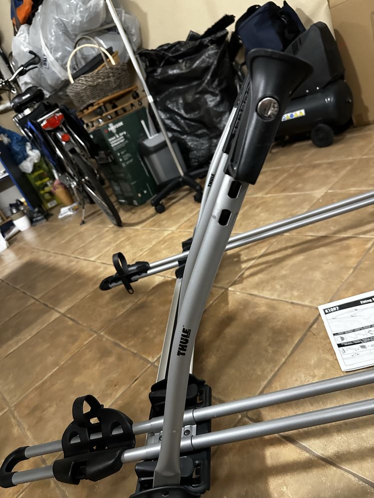 Bagażnik dachowy Yakima do Mazda CX5 + przystawki rowerowe Thule
