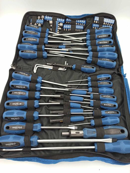 ZESTAW WKRĘTAKÓW I Bitów Końcówek akcesoriów Niteo Tools 100 el. TORBA