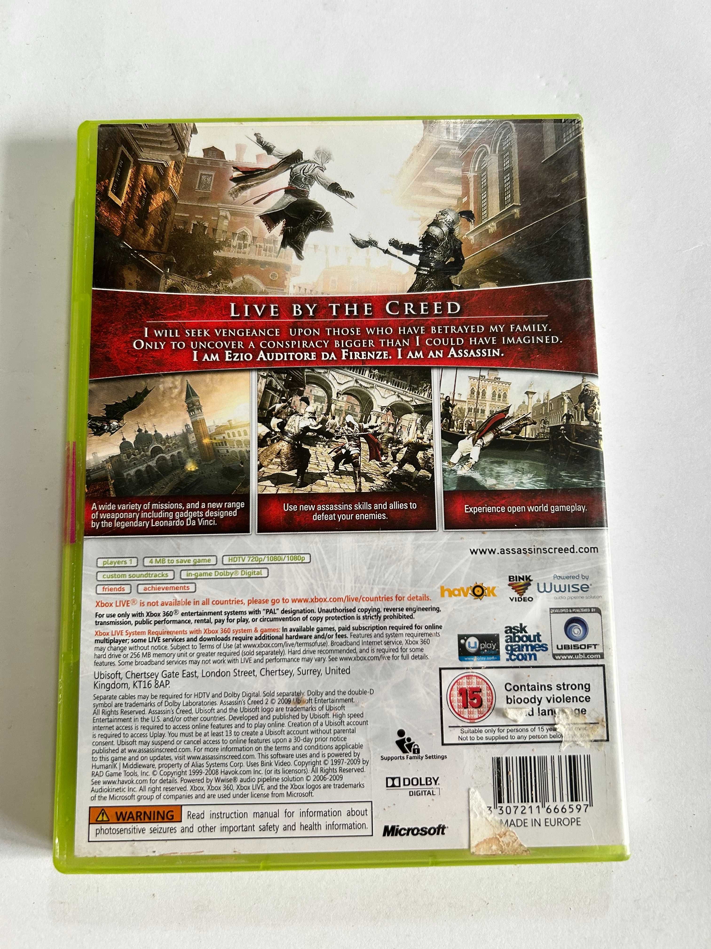 Assasin Creed II Xbox 360