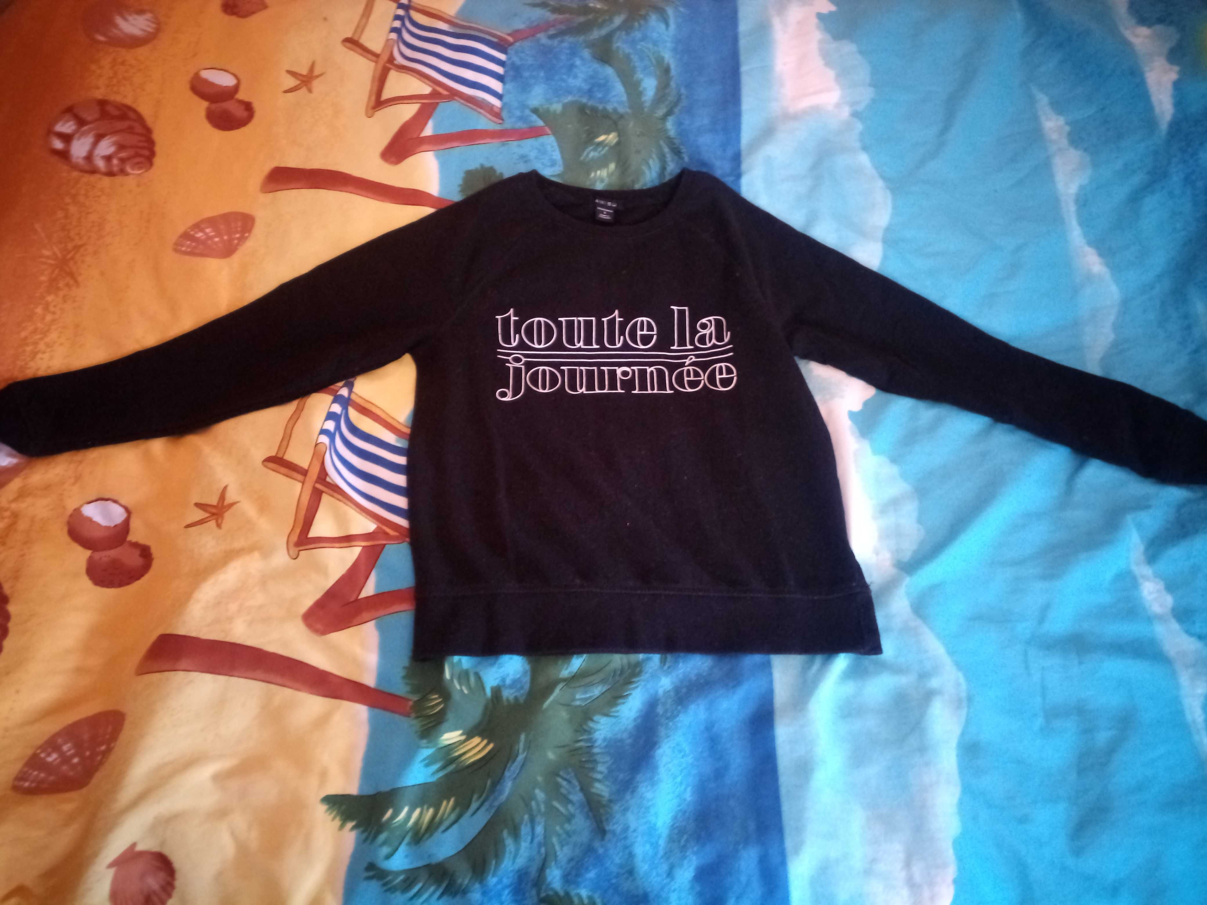 Czarna bluza damska AMISU r. S
