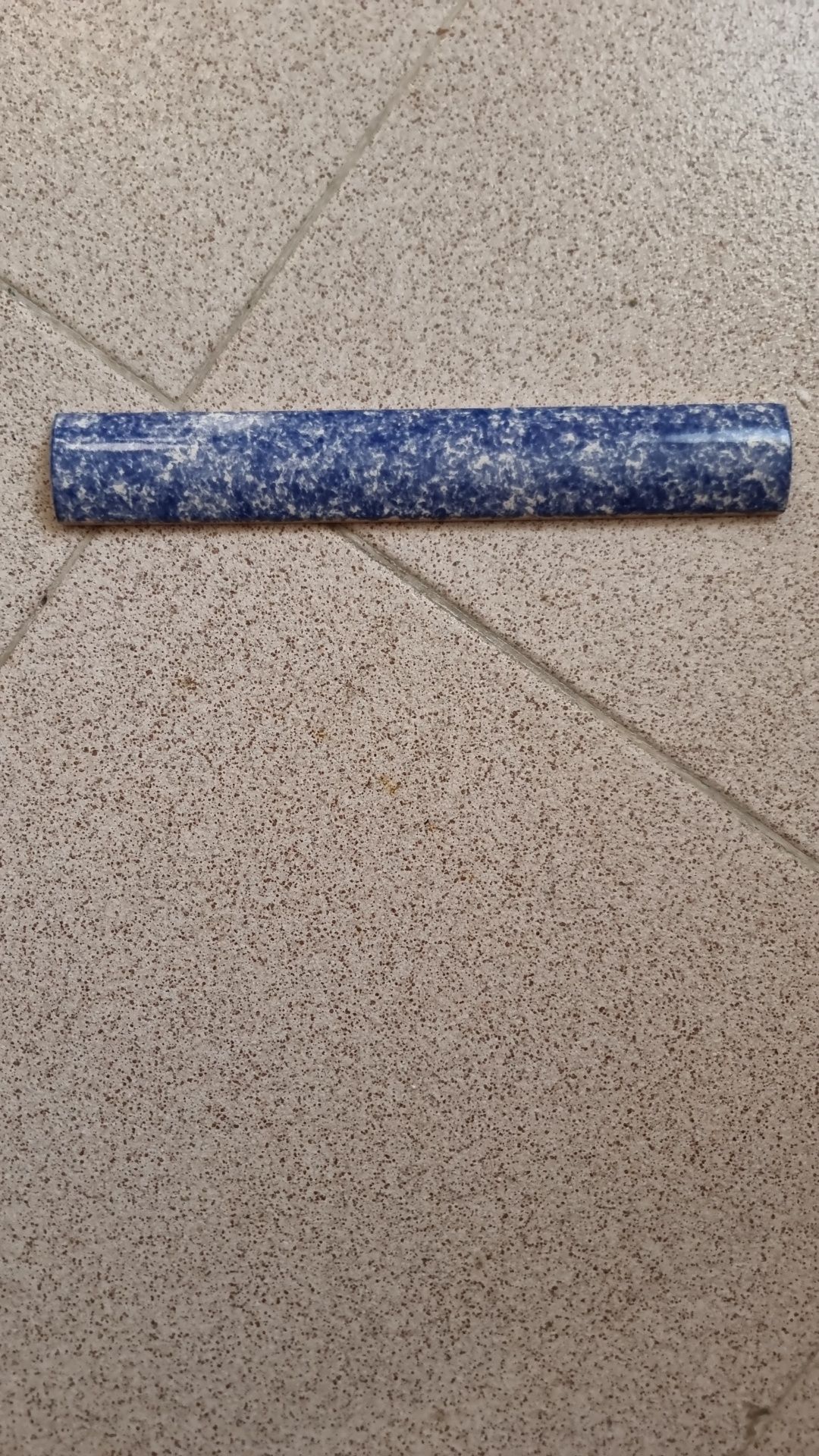 Meia cana esponjada azul 3 X 20