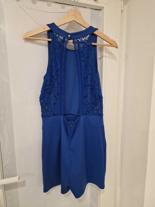 Macacão em calção azul