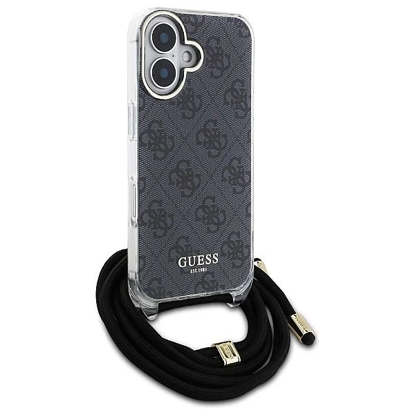 Guess GUHCP16SHC4SEK iPhone 16/6.1" czarny/black hardcase Crossbody Co