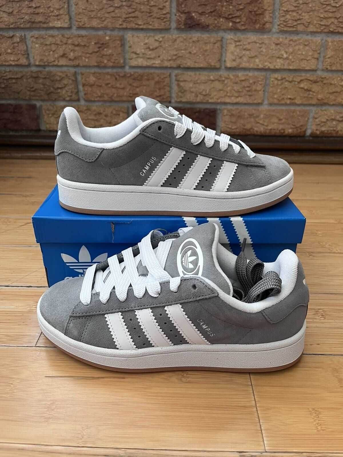 Goma Adidas Originals Campus 00s J (GS) Gris Blanco 38