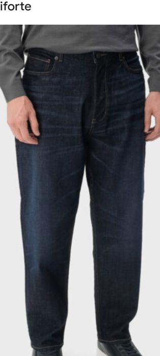 джинсы мужские баталы синие пояс 106-108  длина 118