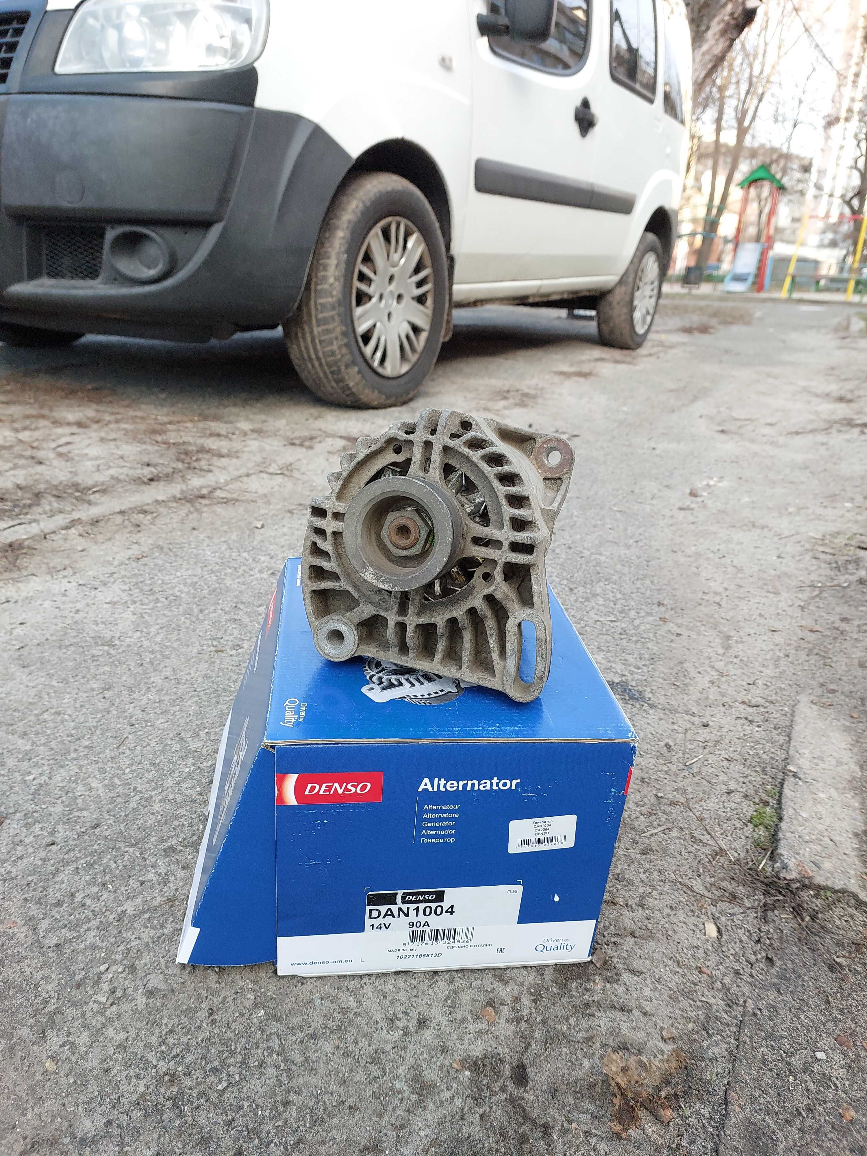 Генератор Denso DAN1004 Fiat Doblo 90А 14V під ремонт 83631750 оригін.