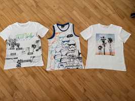 Koszulki dla chłopca roz. 146/152 H&M