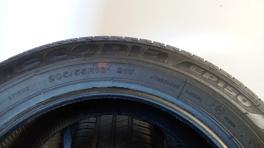 Opony Letnie Bridgestone 205x55x16 91V 7mm 2022rok 140zł sztuka