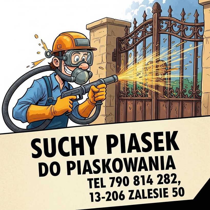 Piasek Do Piaskowania  Suchy Czysta Jakość