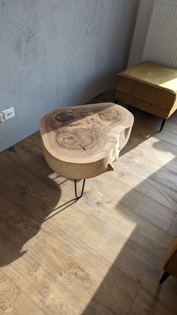 Stolik jesionowy 120 letni loft