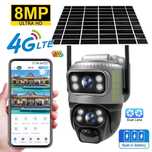 V380 V380 Pro 8MP Уличная 4G камера на SIM-карте с сонечной панеллю