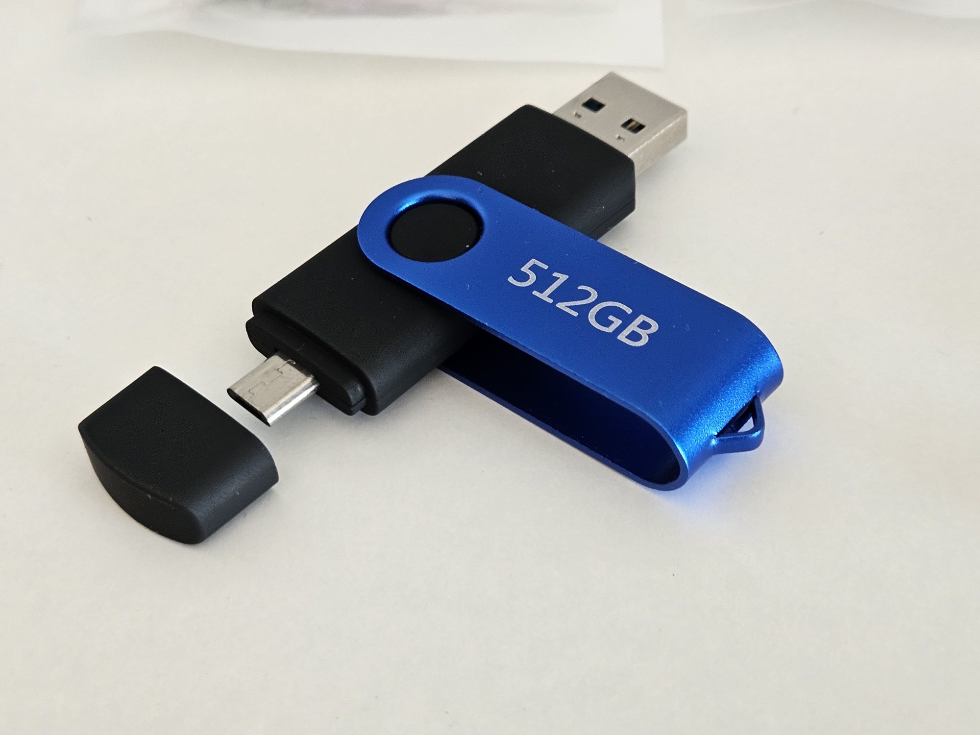 Dysk 512 GB Flash Pendrive Pamięć USB + Micro USB