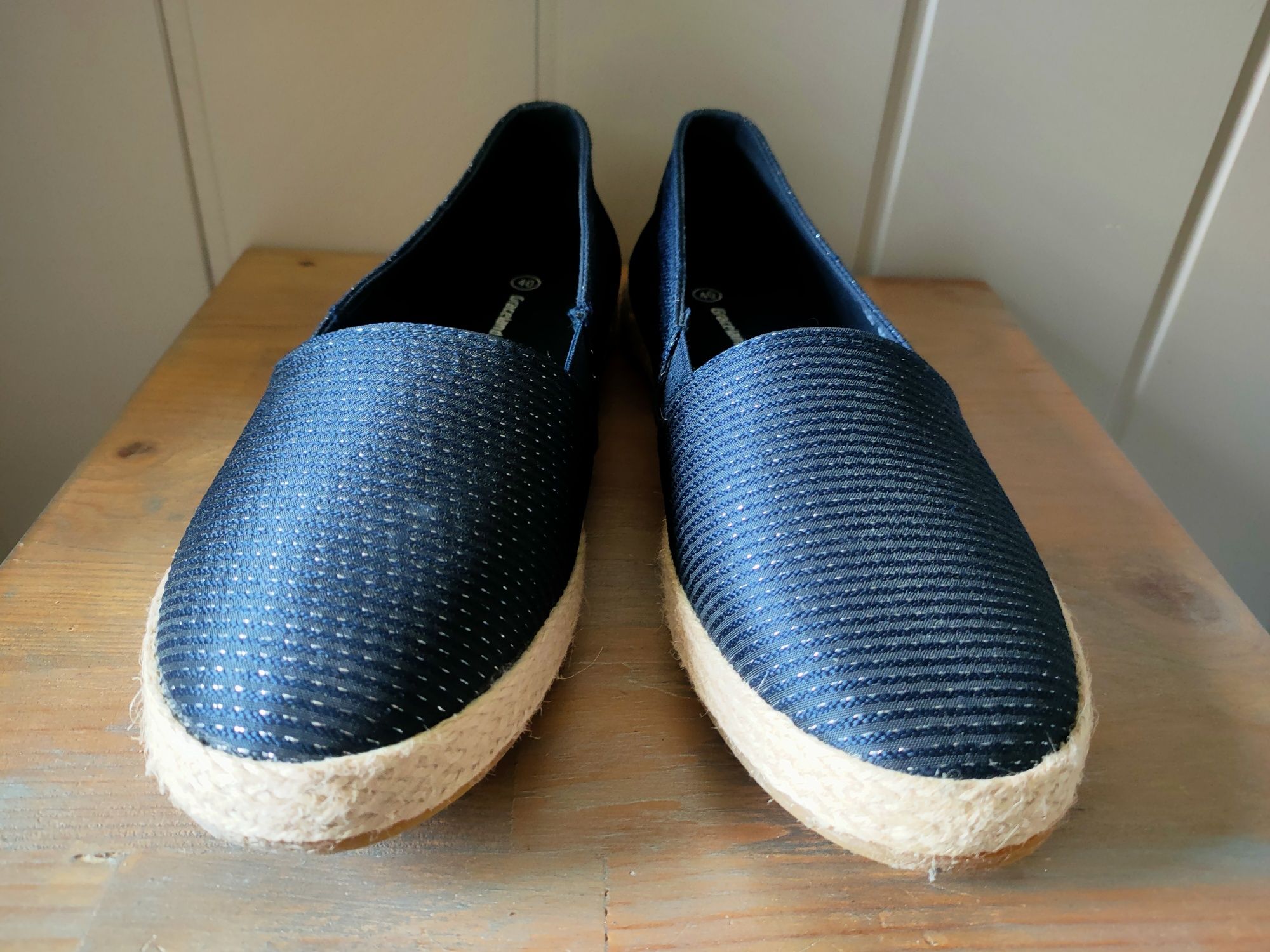 Granatowe Espadryle/ Graceland/ size 40