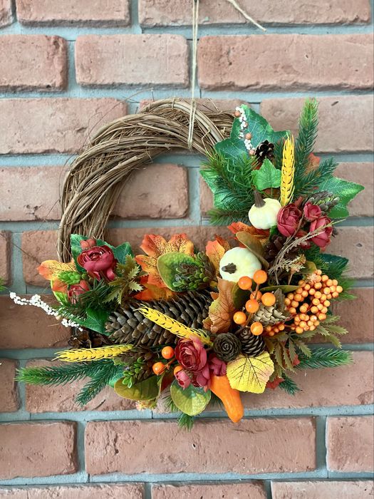 Wianek na drzwi jesień zoma