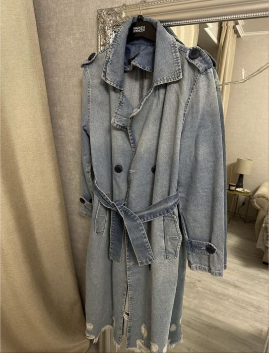 Джинсовий тренч