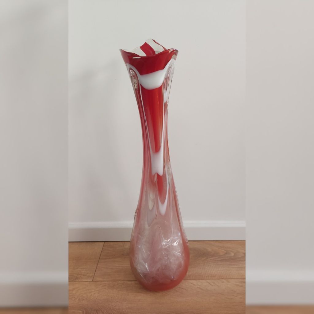 [Nowa cena] Duży wazon z lat 70, PRL, 74 cm