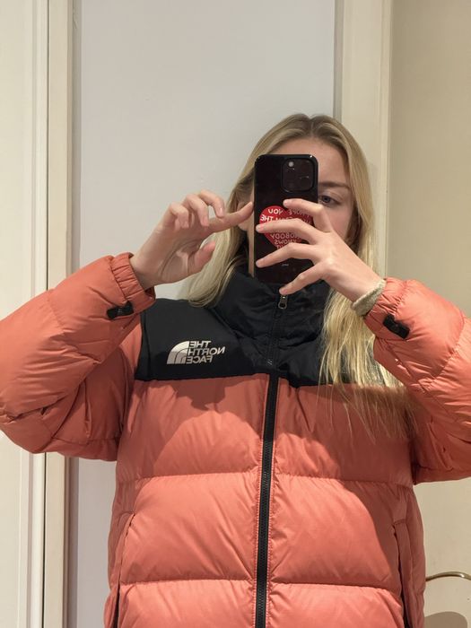 North Face 700 Puffer Jacket Pink Salmon