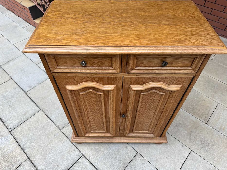 szafka na buty kolor dąb rustykalny płytka wąska przedpokój komoda