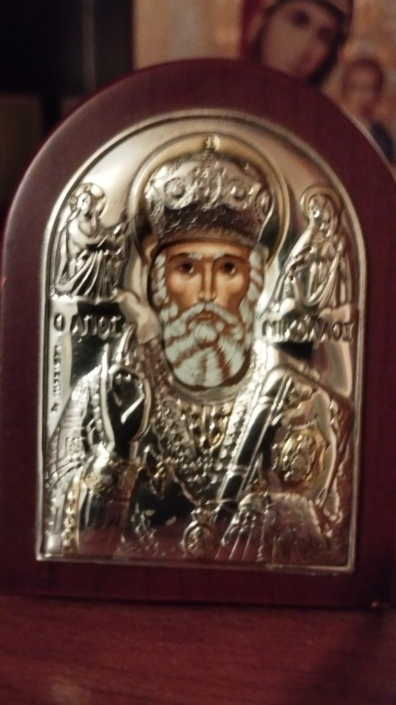 Продам срібну ікону