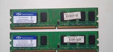 Оперативная пам'ять Team Group DDR2 2GB 800MHz (2×1GB)