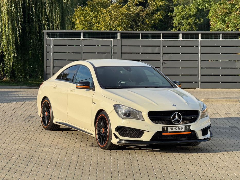 Mercedes-Benz CLA 45 AMG Orange Art Edition 4matic 381 KM CLA45 Recaro Zamiana