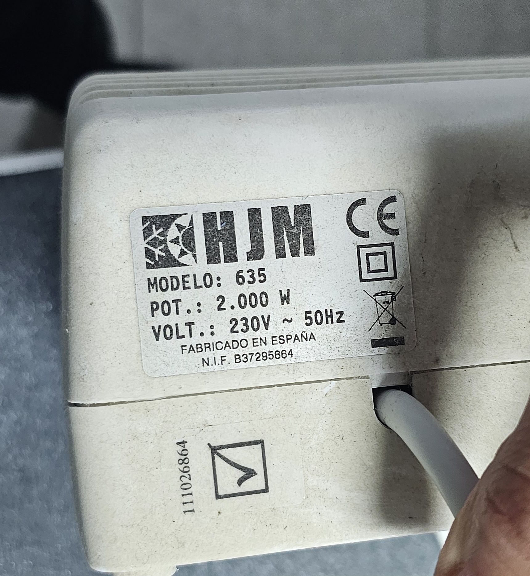 Aquecedor WC HJM