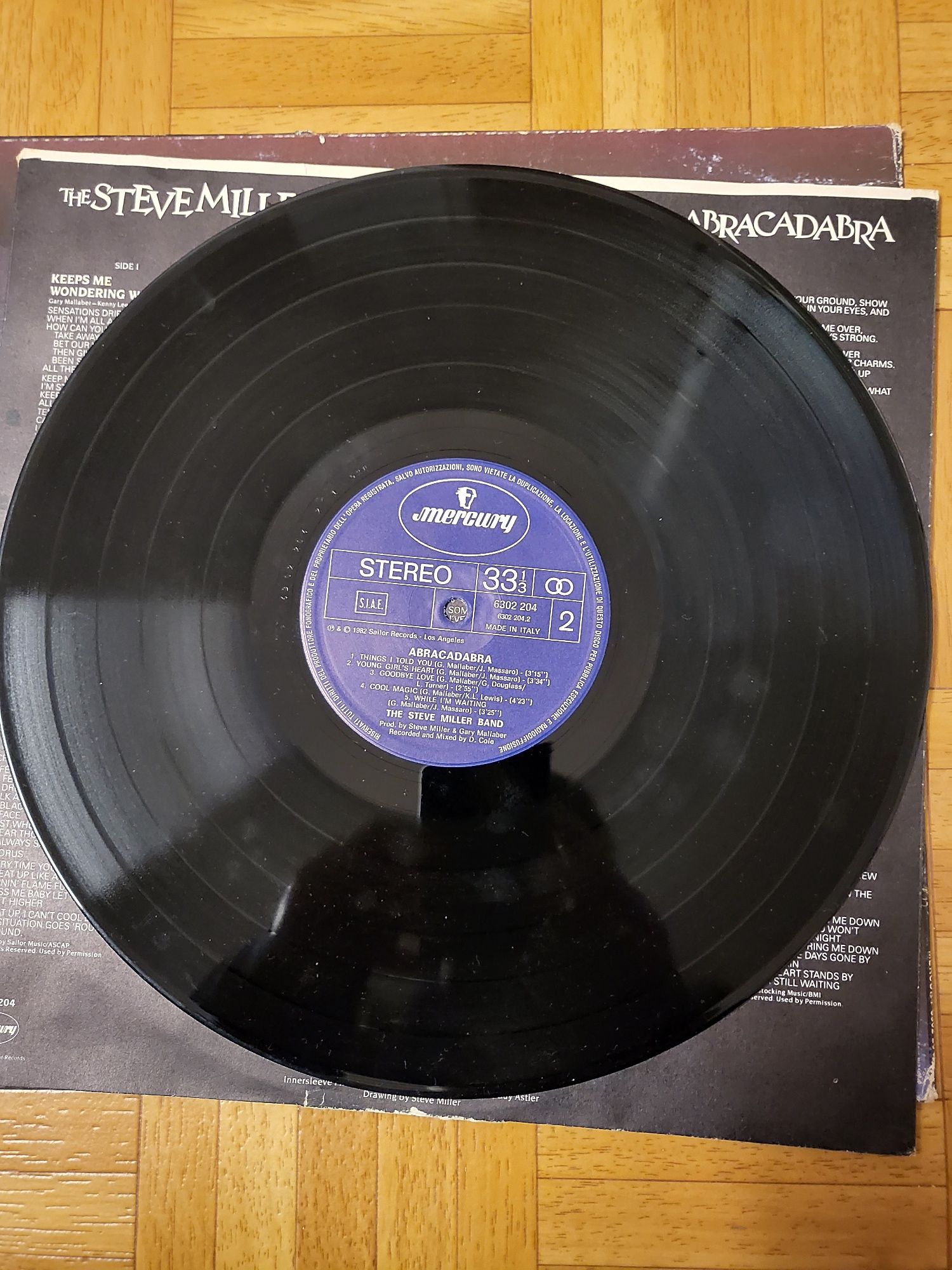 The Steve Miller Band-abracadabra LP winyl