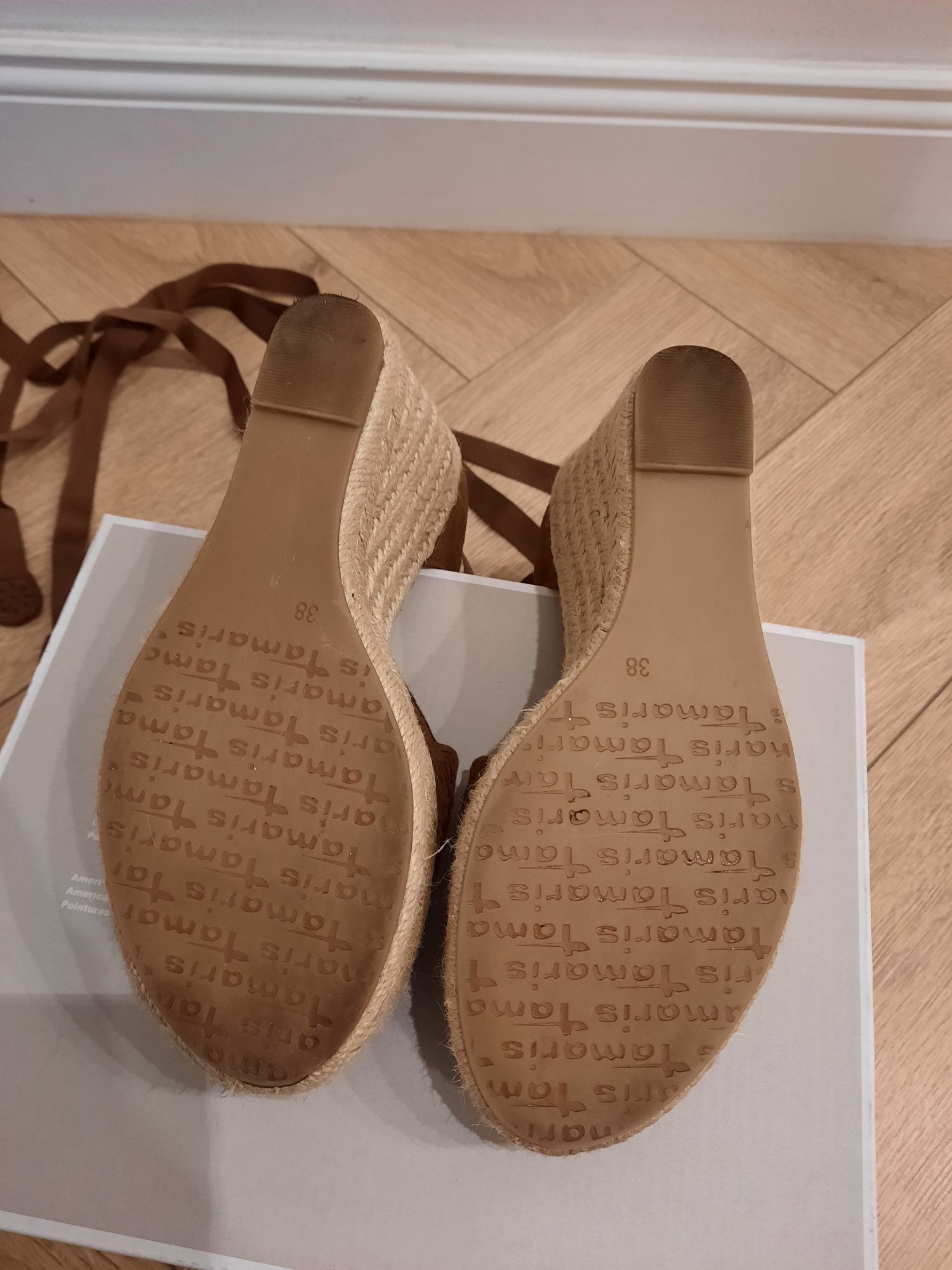 Tamaris Espadryle na koturnie Tamaris r. 38