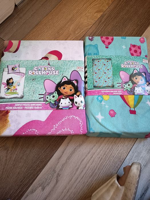 Nowa Pościel z prześcieradłem  Kociego domku Gabi