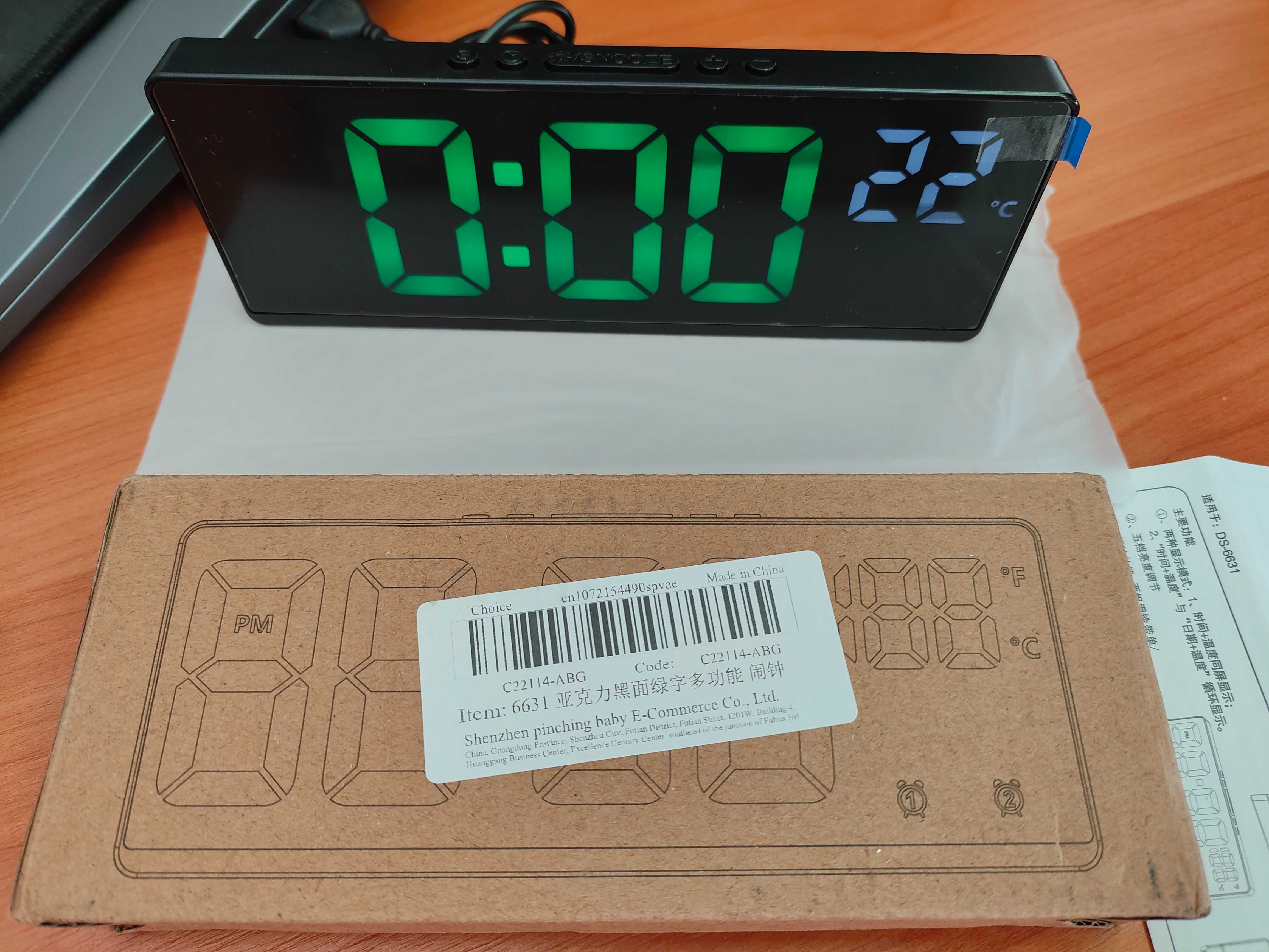 LED часы (варианты) дата будильник термометр электронный настольный