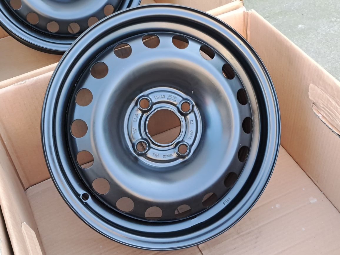 Felgi stalowe 14 4x100 VW UP Seat Mi Skoda Citigo. 5J ET35