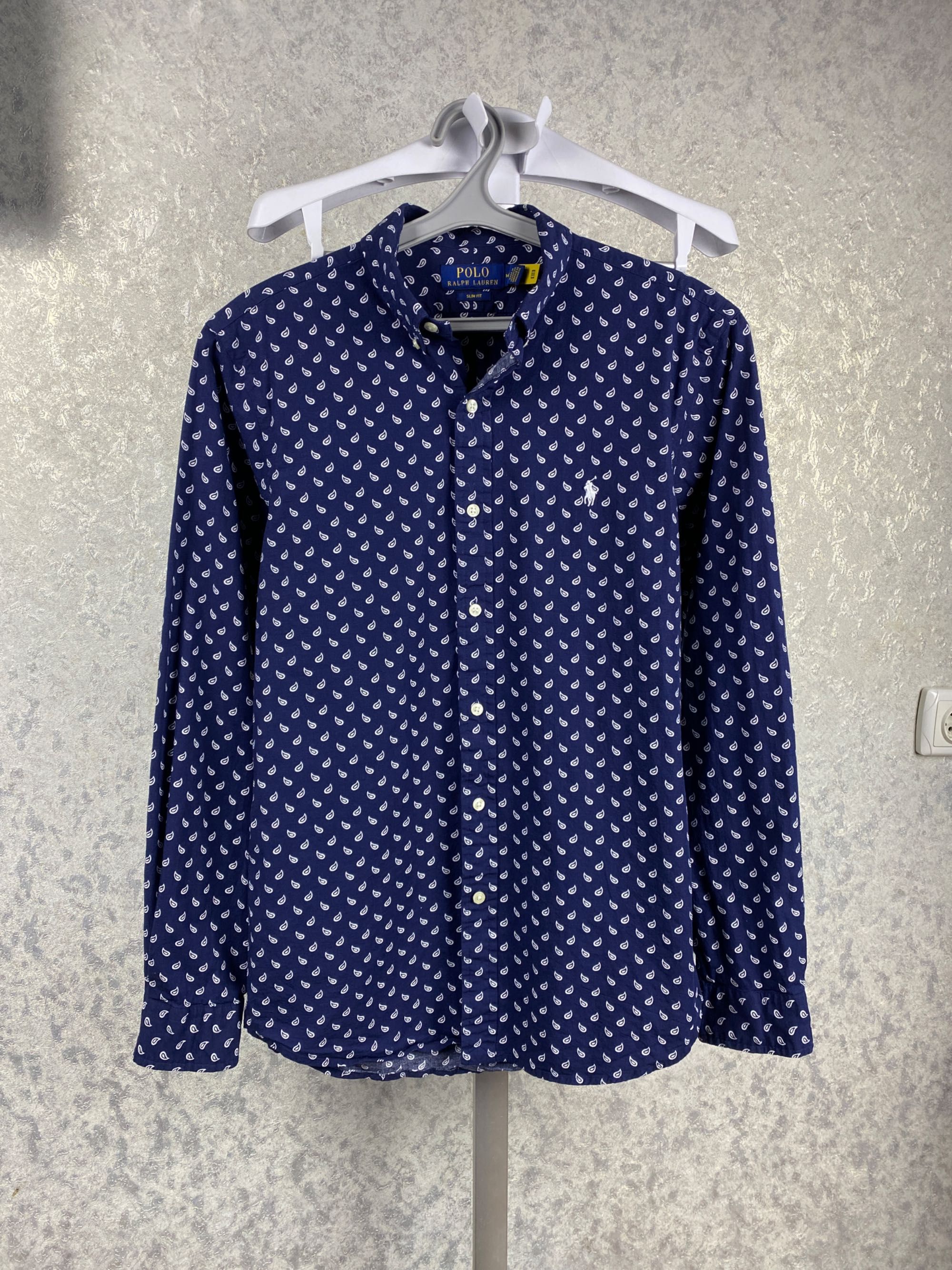 Мужская рубашка Polo Ralph Lauren из свежих коллекций размер М / 15
