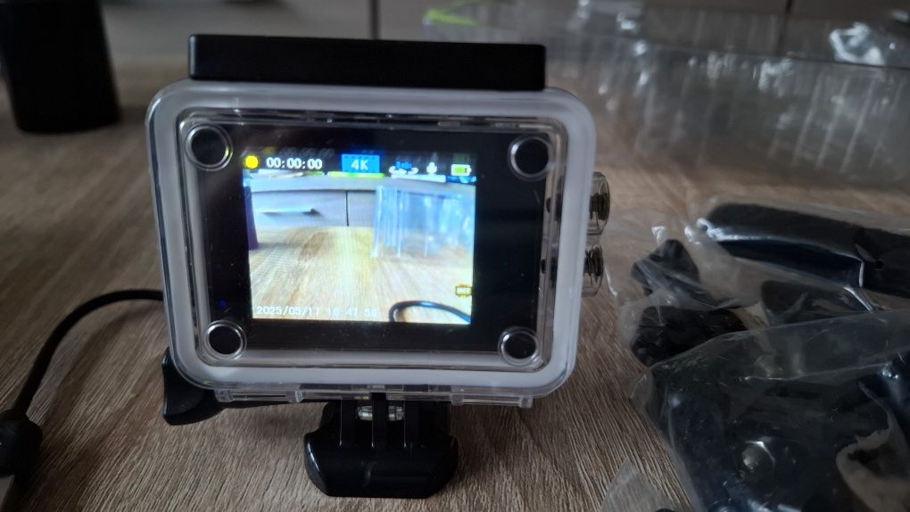 Kamerka sportowa do roweru kasku