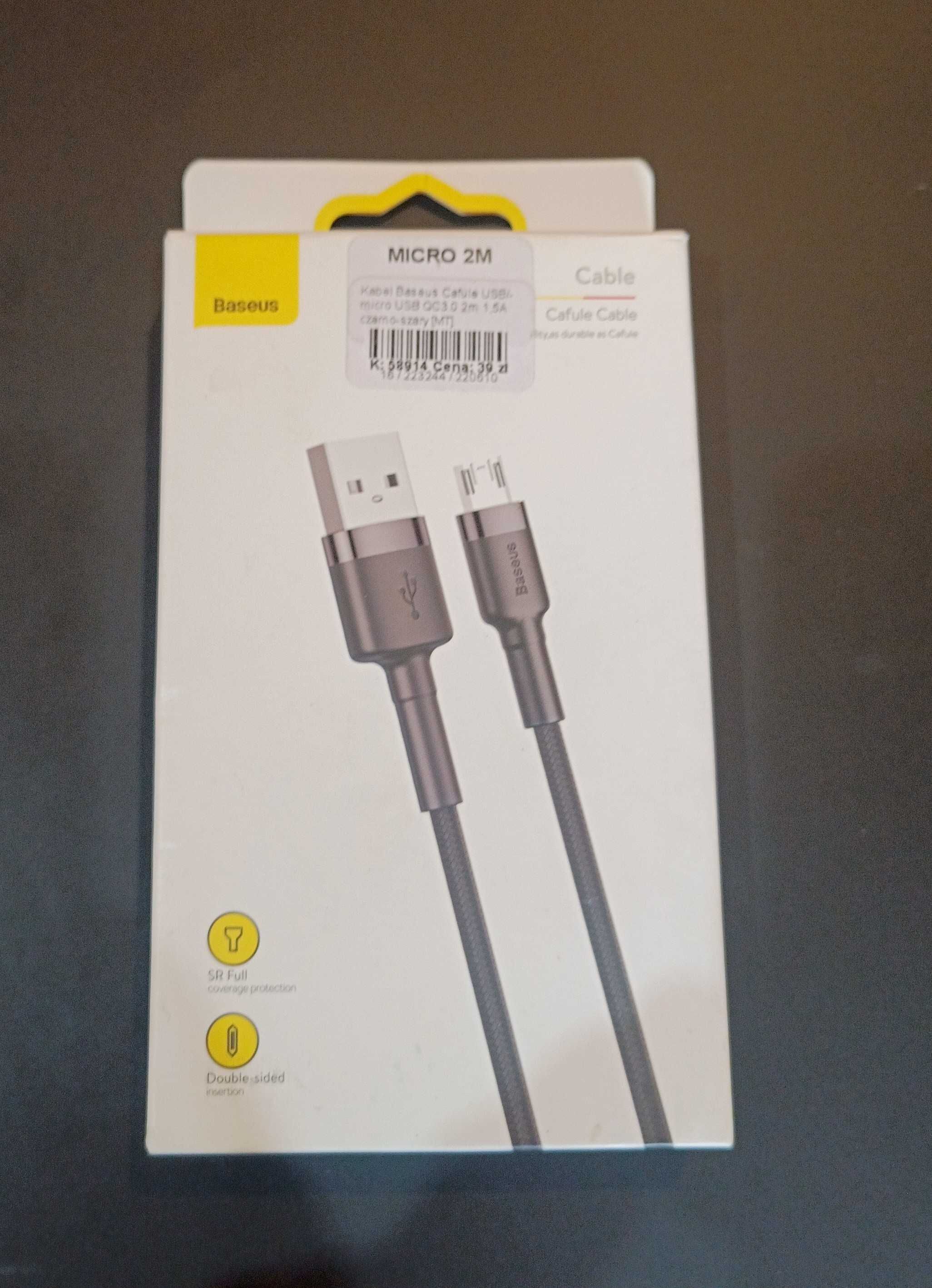 Kabel baseus 2m micro usb