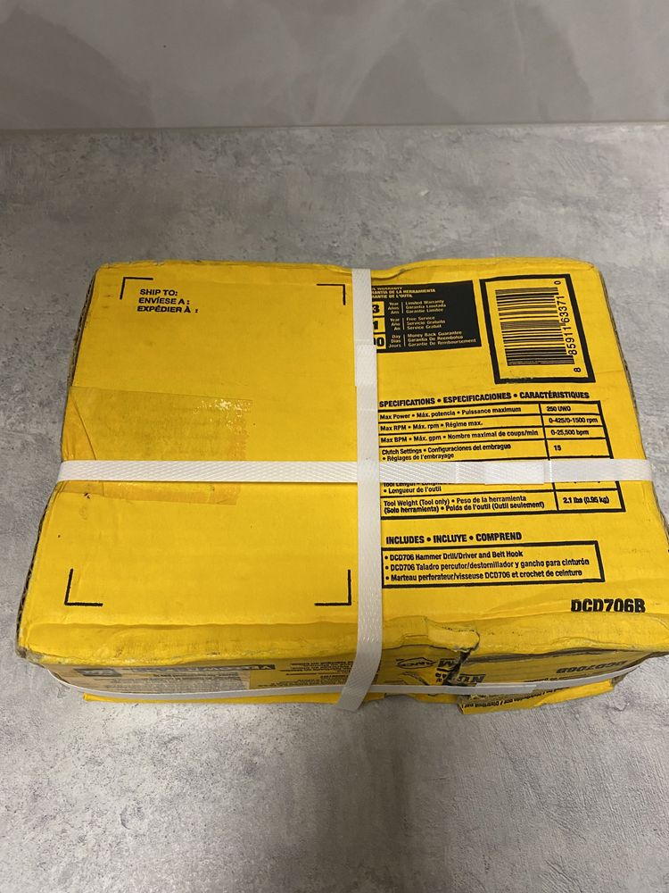 DeWALT DCD706 12V ударний шуруповерт привезено з США