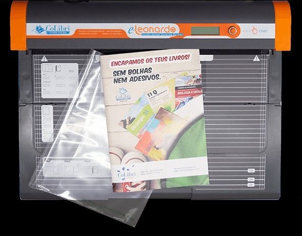Máquina encapar livros
