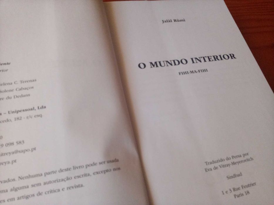 O Mundo Interior - Rûmî