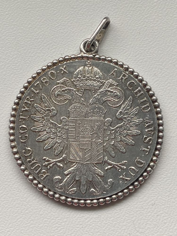 Naszyjnik Moneta Talar Marii Teresy 1780