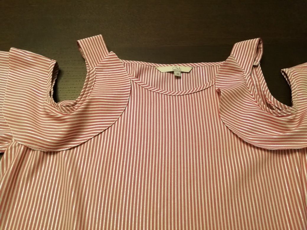 Blusa c/manga, s/ombros, 36