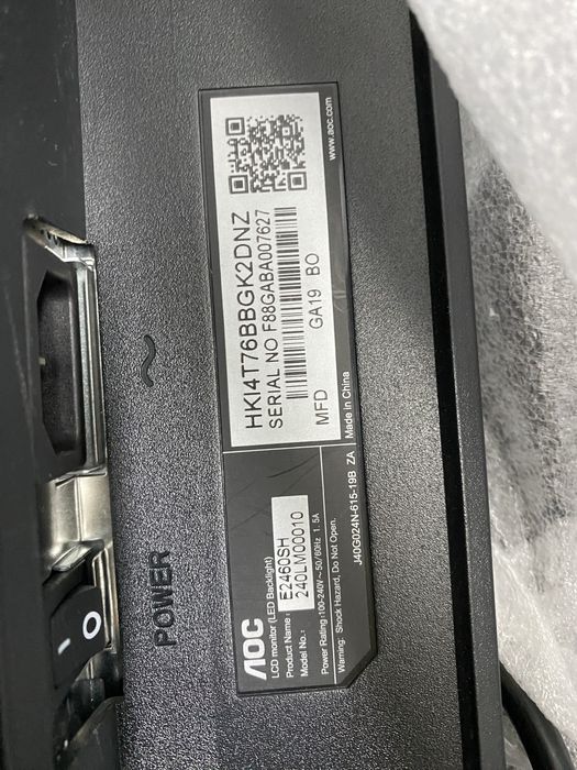 Monitor AOC LCD 22’ LED
